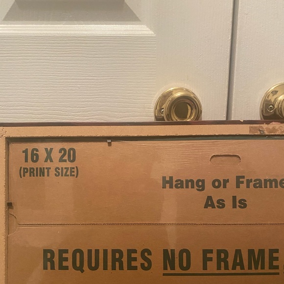 Brown Frame Multi color 16 x  20 Wall Painting - Picture 2 of 2